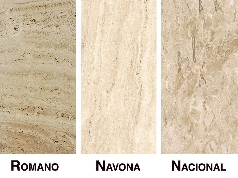 Tipos de mármore travertino - PR Grupo Paraná